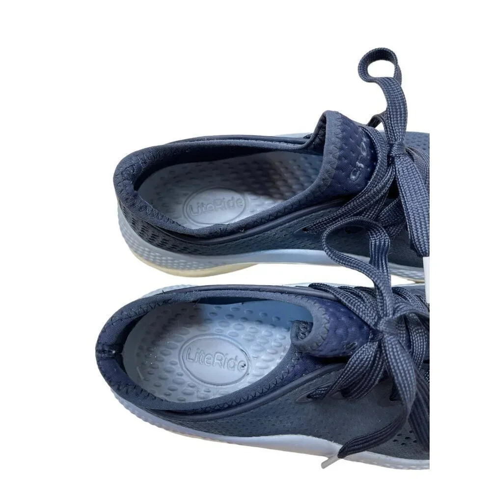Crocs Womens Literide 360 Pacer Navy Blue Water shoes Size 7